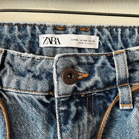 COPY - Zara Crop jeans women’s 4 - Picture 2 of 8